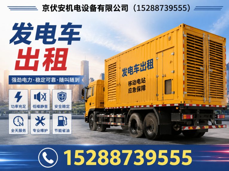 湖州发电车出租展示图